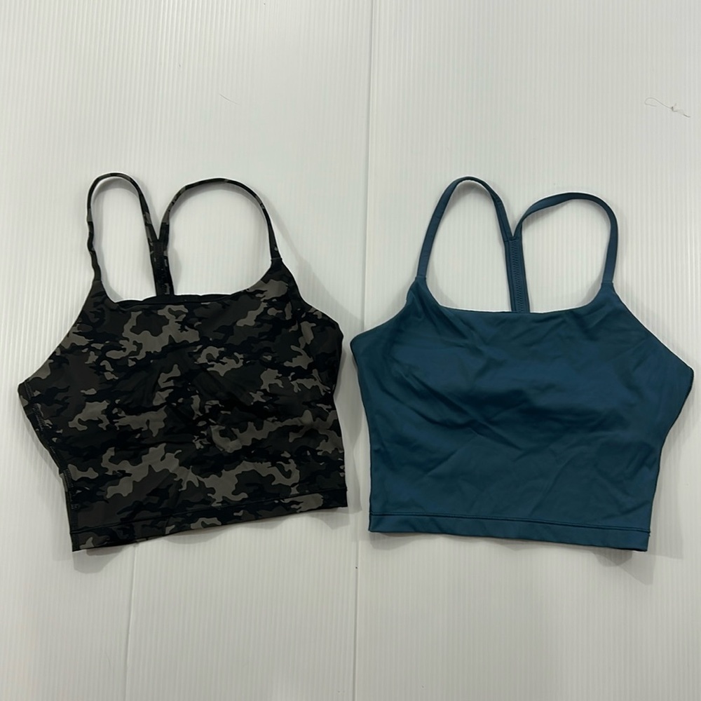 J71. Blue‎ and Camouflage tank tops (XS)